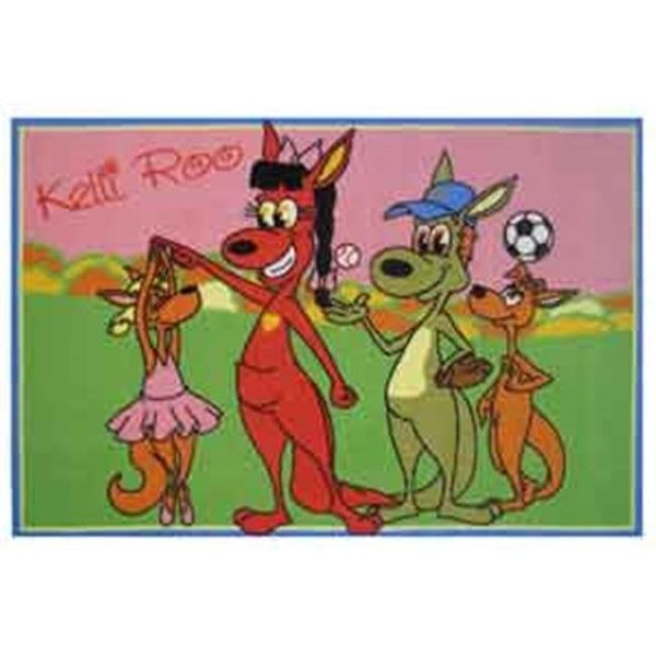 La Rug, Fun Rugs LA Rug; Fun Rugs KR-02 3958 Kelli Roo Dancing Kids Rug KR-02 3958